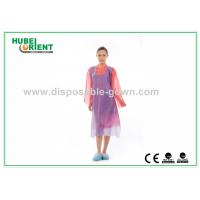 China Waterproof Plastic Disposable Aprons/Disposable Kitchen Aprons/single use PVC apron on sale