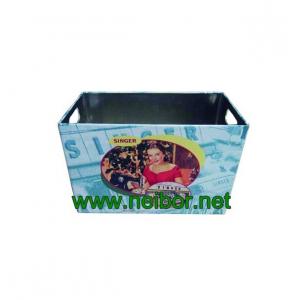 China AMSTEL rectangular shape metal tin beer bucket beer cooler supplier