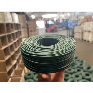 Green Polyethylene Coating Rebar Tie Wire Q195 OD 1.85mm To 1.9mm