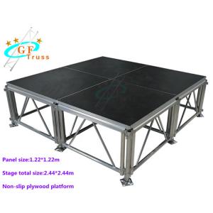 4x4 Anti Slip Waterproof Plywood Aluminum Stage Platform