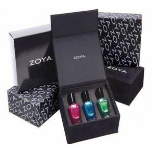 China nail polish hinged packaging box  book shape nail polish gift box fingernail packaging box supplier