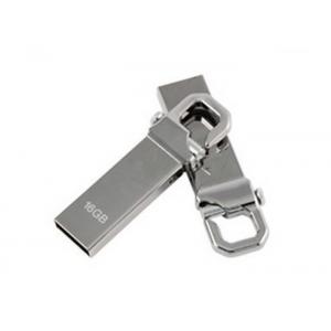 Popular Gift USB Flash Drive 1Gb-128Gb Silver Color Metal USB Flash Drive