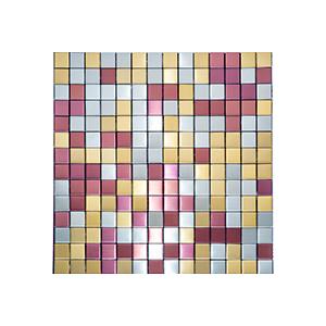 Metal Mosaic Backsplash Wall Tile Stainless Steel Brushed Mesh