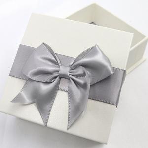 China Cardboard Paper Jewelry Gift Boxes Bulk Personalized Travel Jewelry Box With Silk Bowknot supplier