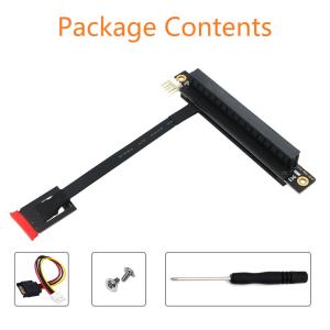 China M.2 NGFF Computer Adapter Key A-E To PCIe Adapter 16X  Cable 25cm Black wholesale