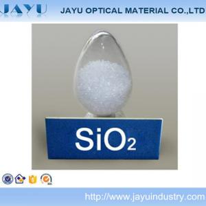 SiO2 - dióxido de silicio usado para la pureza 99,99% de la evaporación del vacío, para la capa de la película fina, capa óptica