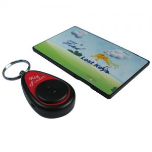 China KF1 ABS Wireless Remote Key Finder 1 Transmitter Card 1 Receiver Keychain supplier