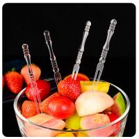 China ECO Friendly Forks Set Portable Disposable Plastic Salad Fruit Forks on sale