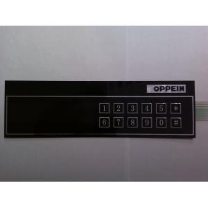China Flexible PC / PET Waterproof Tactile Membrane Switch Keyboard supplier