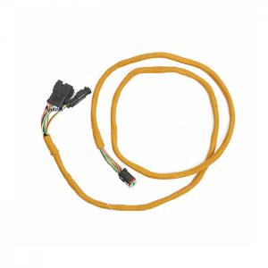 Yellow Caterpillar Engine Wiring Harness 2566803 Industrial Cable Harness