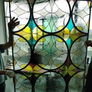 Art Mosaic Glass Stained Glass Welding Decorative Doors And Windows Tiffiny Mosaic Church Glass