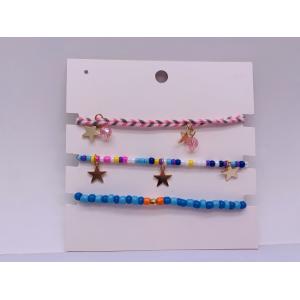 Multiple Beaded Ladies Fashion Bracelets Multicolor Lightweight