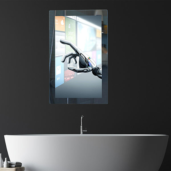 China Miroir à panneau plat d'écran tactile interactif de pouce AIO d'ITO Glass 2K 15,6 supplier