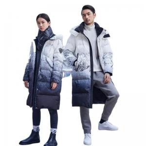                  Custom Print Men&prime;s Down Jacket Goose for Mens 2023 Winter Puffer Jacket Long Down Coats Hooded Clothes             