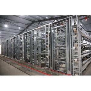 Galvanized Steel Poultry Egg Collection System Electrostatic Spray