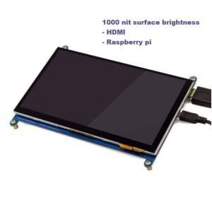 China Raspberry PI Pantalla LCD TFT HDMI de 7 pulgadas con pantalla táctil capacitiva on sale