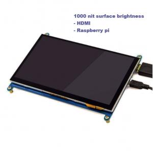 China Raspberry PI 7 Inch HDMI TFT LCD Display With Capacitive Touch Screen supplier