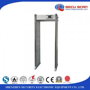 IP67 Waterproof walk through security gate , airport metal detector Door with 33 detecting zones