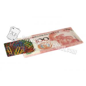 China Money Exchange Cards Poker Cheat Device For Changing Cards supplier