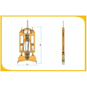 Diaphragm Walls Grab Construction Heavy Duty Equipment , Rental Construction Equipment Mechanical Type