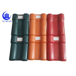 Prefabricated Houses Plan Synthetic Resin Roof Tile Spanish Type