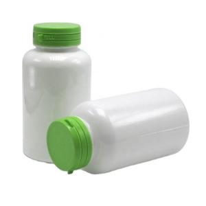 China 220ml PET White Round Bottle for Health Care Product Base Material PET Tear-Off Lid supplier