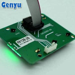 China Lcd Genyu Monochrome Cob Design TN/HTN/STN/FSTN Display Modules 7 Segment Lcd Board 76*58 mm Display Size and Green LEDs wholesale