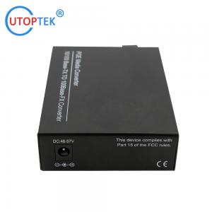 10/100M POE 30W media converter Multimode dual SC 850nm 550m with DC52V power for CCTV poe IP Camera using