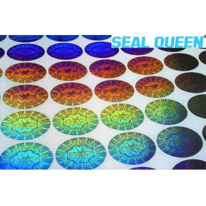 Printed Security Hologram Stickers Tamper Proof Laser Label For Seal Packaging