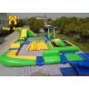 Large 9mm PVC Aqua Sports Water Park Inflatables For Lake Sea