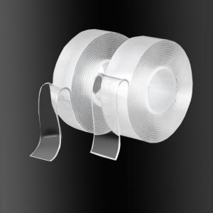 China High Sticky Gel Suction Size Magic Nano Double Sided Tape for Transparent Surfaces supplier