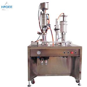 35 - 65 Mm Bottle Height Bottled Water Filling And Capping Machine Inhaler Aerosol Filling Machine