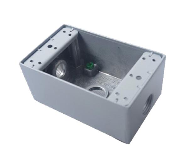 18.3 Cubic Inch Outdoor Electrical Junction Box , Waterproof Switch Box Single