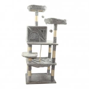 Cute Custom Made Cat Climbing Frame Tree With Cardboard Scratcher Safety 4 Ft 5 Feet 48 Inch