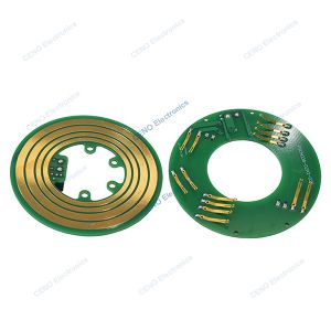 China PCB-style Pancake Slip Ring with electric power & CAN signal for robotic wholesale