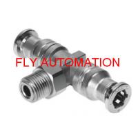 China FESTO Pneumatic Tube Fittings Push In T Fitting CRQST-3/8-10 164206 4052568136918 on sale