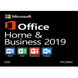 China Digital Windows 10 Mac Retail Office 2019 Home And Business wholesale