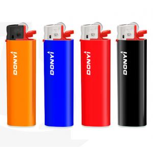 Disposable Style Plastic Cricket Gas Lighter with Custom Logo and MSDS Certification