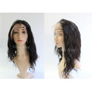 China Wet And Wavy Weave Lace Front Remy Hair Wigs , Tangle Free Hair Extensions supplier