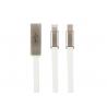 Hot Sale 1m 2m 3m Zinc alloy Stainless Steel Charger 8 pin Usb cable for Iphone