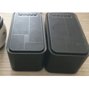 China ABS Black USB Mini Portable Bluetooth Speaker With FM Radio Alarm Clock supplier