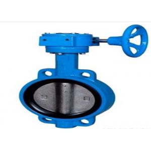 Manual Wafer Type Butterfly Valve With Bolted Bonnet Body Style