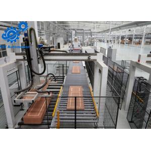 Energy Saving Furniture Assembly Line , Stainless Steel Door Assembly Line