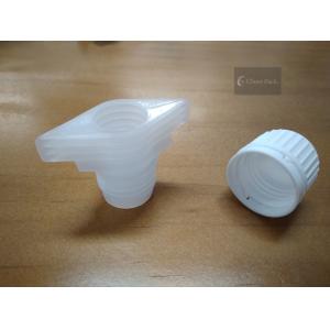 Plastic Twist Spout Cap For Plastic Liquid Pouch Packaging , Food Grade Material