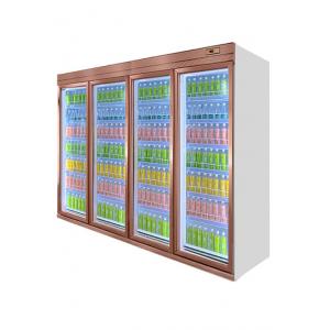 China Supermarket Eco Friendly Commercial Drink Fridge Display Wine Chiller Flat Head supplier