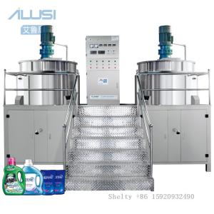 China 0-1440rpm High Shear Homogenizer Emulsifier Mixer GMP Standard liquid soap mixer toilet soap making machine supplier