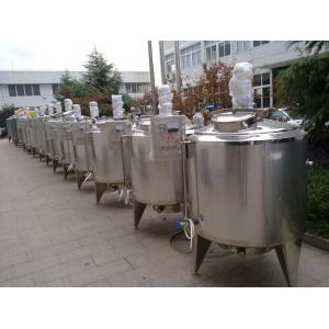 1000L Round SUS 304 Stainless Steel Tank For Cooling Storage Fresh Milk
