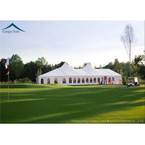 China Easy Set Up Large Mixed  Outdoor Party Tents With Grass Floor  Over 300 People supplier