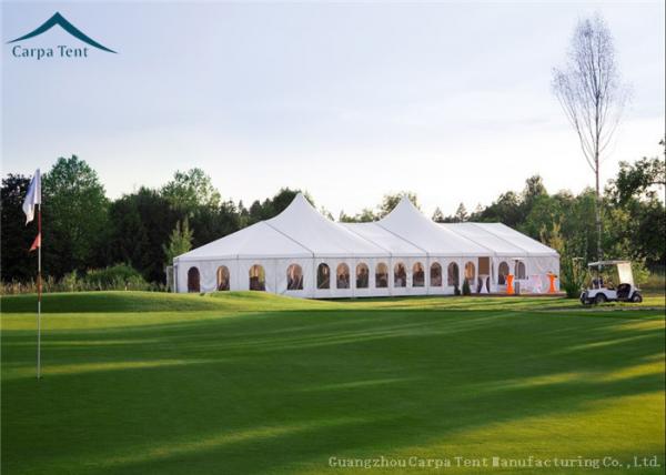 Easy Set Up Large Mixed Outdoor Party Tents With Grass Floor Over 300 People