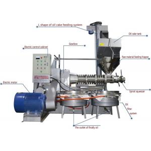 Steel Screw Oil Press Machine , Fully Automatic Oil Processing Equipment